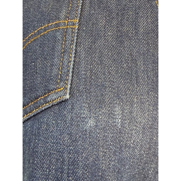 Vintage 1980s Winter Levi’s Jeans, Dark Denim with Red Flannel Lining, 27"x32" - Picture 10 of 16